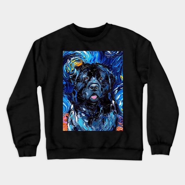 Newfoundland Night (Portrait) Crewneck Sweatshirt by sagittariusgallery